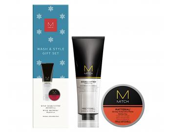 Drkov sada pro mue Paul Mitchell Matterial Duo Wash & Style Gift Set