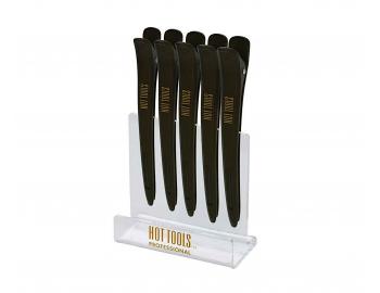Klipsy do vlas Hot Tools Hair Clips - 12 cm, ern, 5 ks