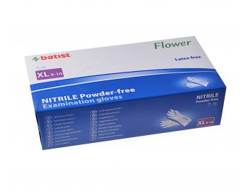 Jednorzov nitrilov rukavice Batist Flower Premium 100 ks - XL