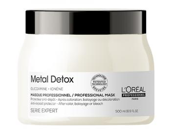 Maska pro barven a pokozen vlasy Loral Professionnel Serie Expert Metal Detox - 500 ml