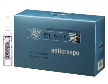 Ampulky pro odstrann krepatosti z vlas Black Anti-frizz - Anticrespo Hair Lotion - 12 x 10 ml