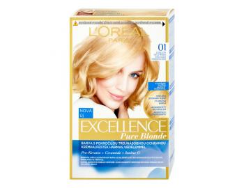 Permanentn barva Loral Excellence 01 blond ultra svtl prodn