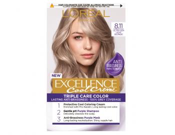 Permanentn barva Loral Excellence Cool Creme 8.11 ultra popelav svtl blond