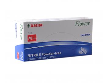Jednorzov nitrilov rukavice Batist Flower Premium 100 ks - M