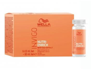 Ampulky pro such a pokozen vlasy Wella Invigo Nutri-Enrich Nourishing Serum -  8 x 10 ml
