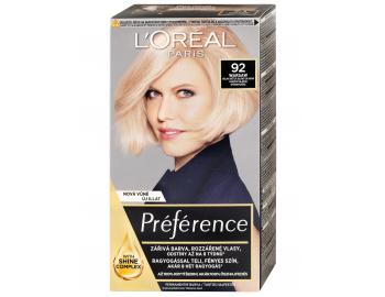 Permanentn barva Loral Prfrence 92 velmi svtl blond duhov
