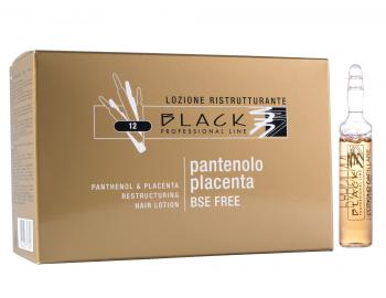 Ampulky k revitalizaci vlas Black Panthenol & Placenta Hair Lotion
