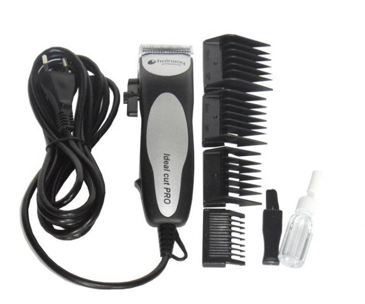 Hairway Strojek na vlasy Ideal Cut Pro + ehlika na vlasy 25 x 95 mm