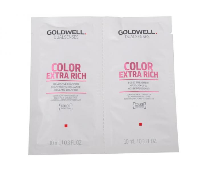 ampon a kondicionr na barven vlasy Goldwell Color Extra - 2x10 ml