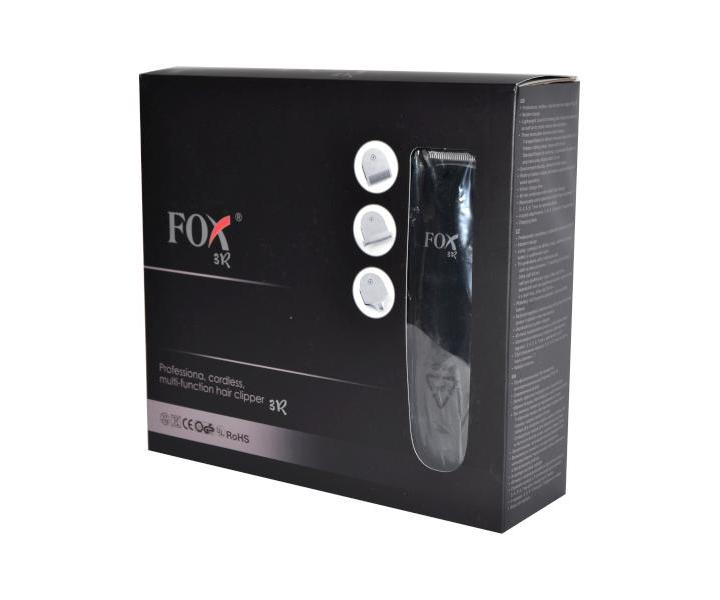Profesionln strojek na vlasy a vousy Fox 3R - ern