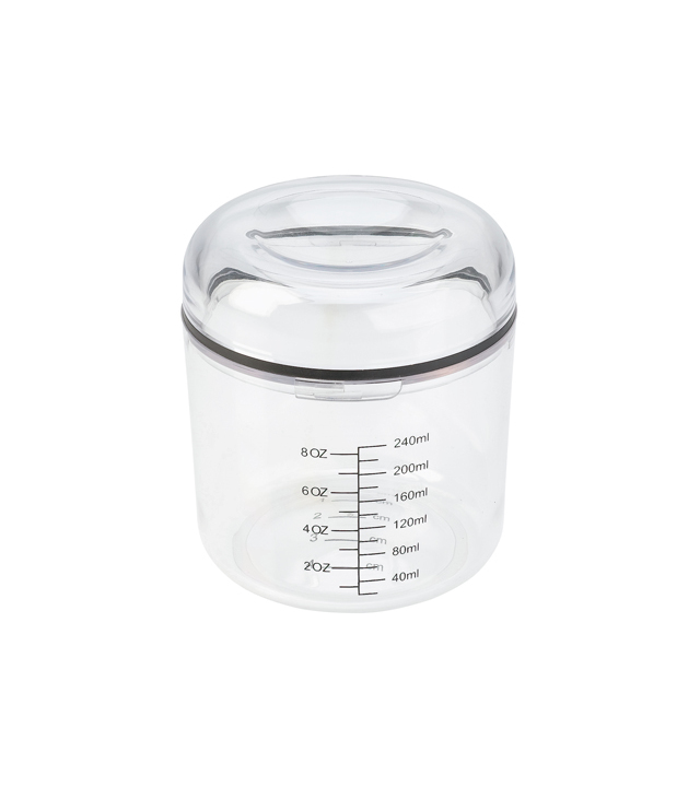 Shaker, odměrka a miska Sibel 3v1 - 240 ml (0099852) + dárek zdarma