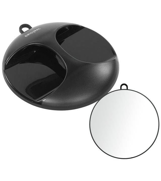 Kruhové zrcadlo Original Best Buy Luna 28 cm - černé (013084102) + dárek zdarma