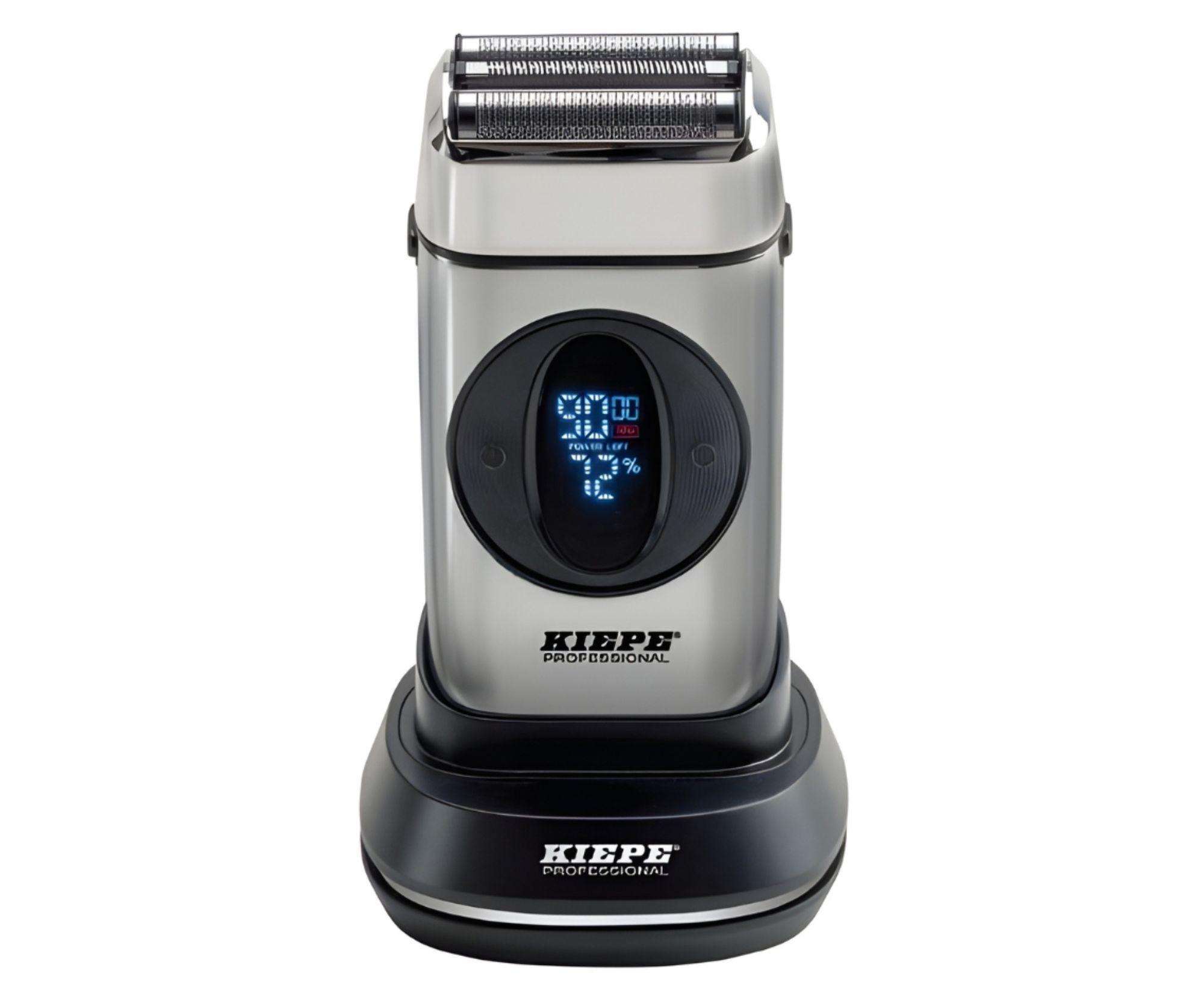 Profesionální planžetový holicí strojek Kiepe Professional Shaver 6540.1 - stříbrný + dárek zdarma