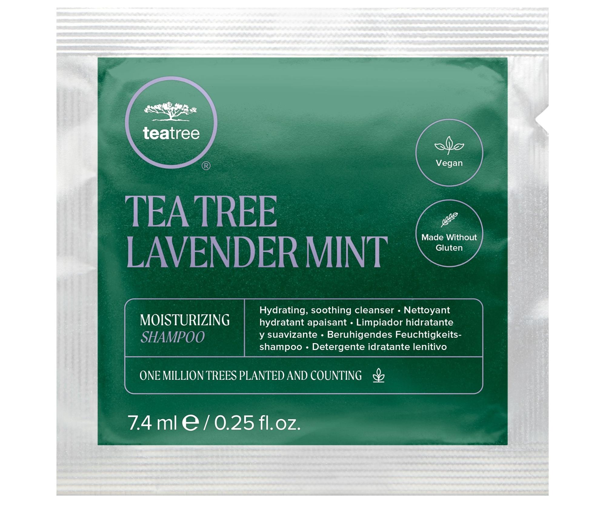Šampon pro suché vlasy Paul Mitchell Tea Tree Lavender Mint Moisturizing Shampoo - 7,4 ml