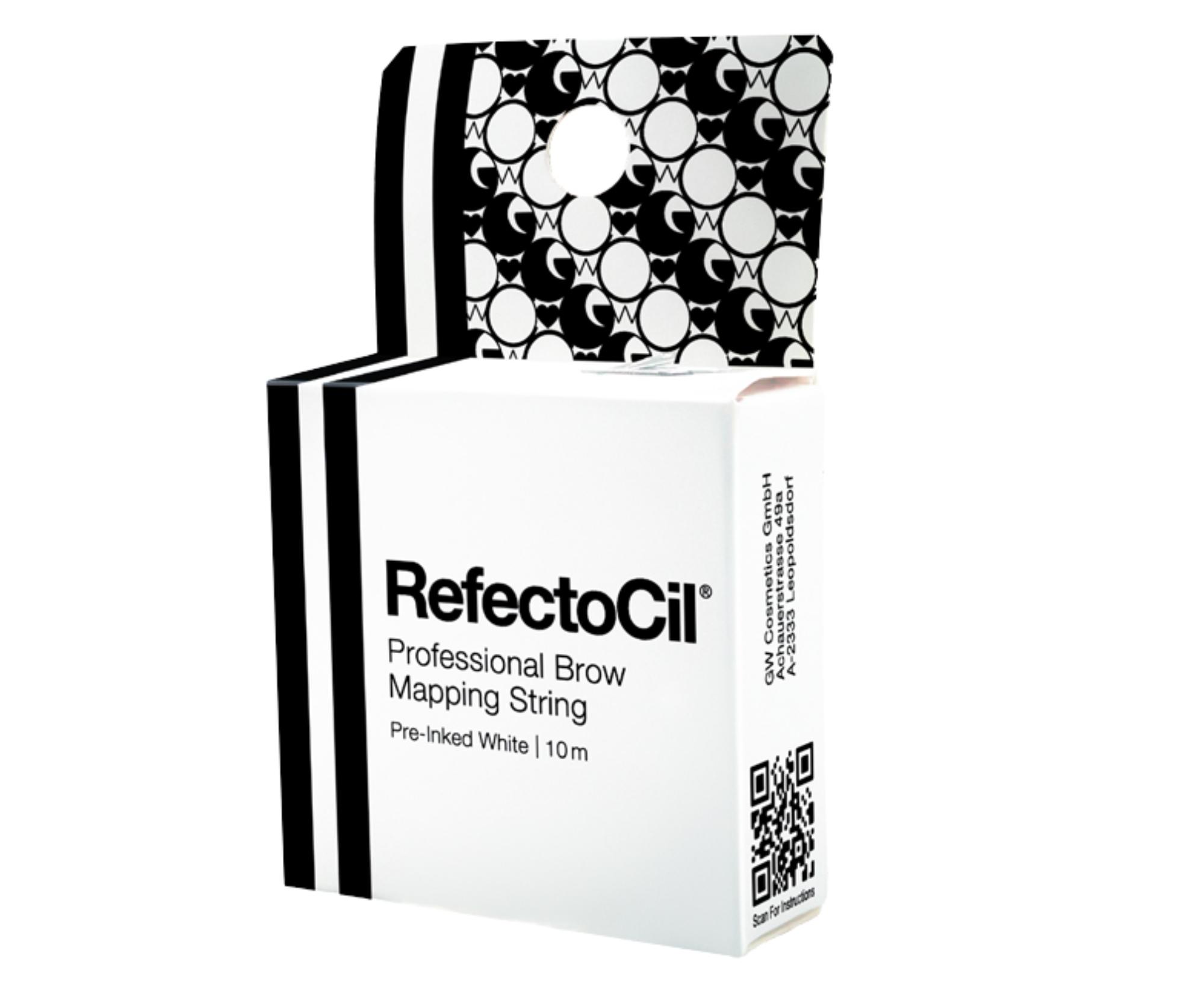 Bílá profesionální nit na vyměření obočí RefectoCil Professional Brow Mapping String - 10 m (2456) + dárek zdarma