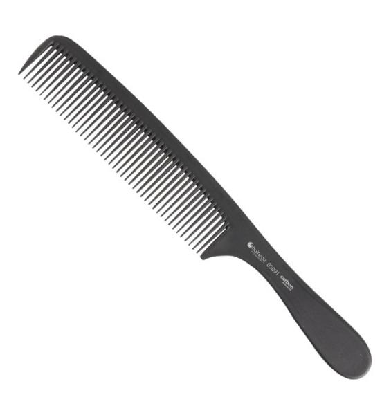 Karbonový hřeben na vlasy s rukojetí Hairway 05091 - 18,5 cm