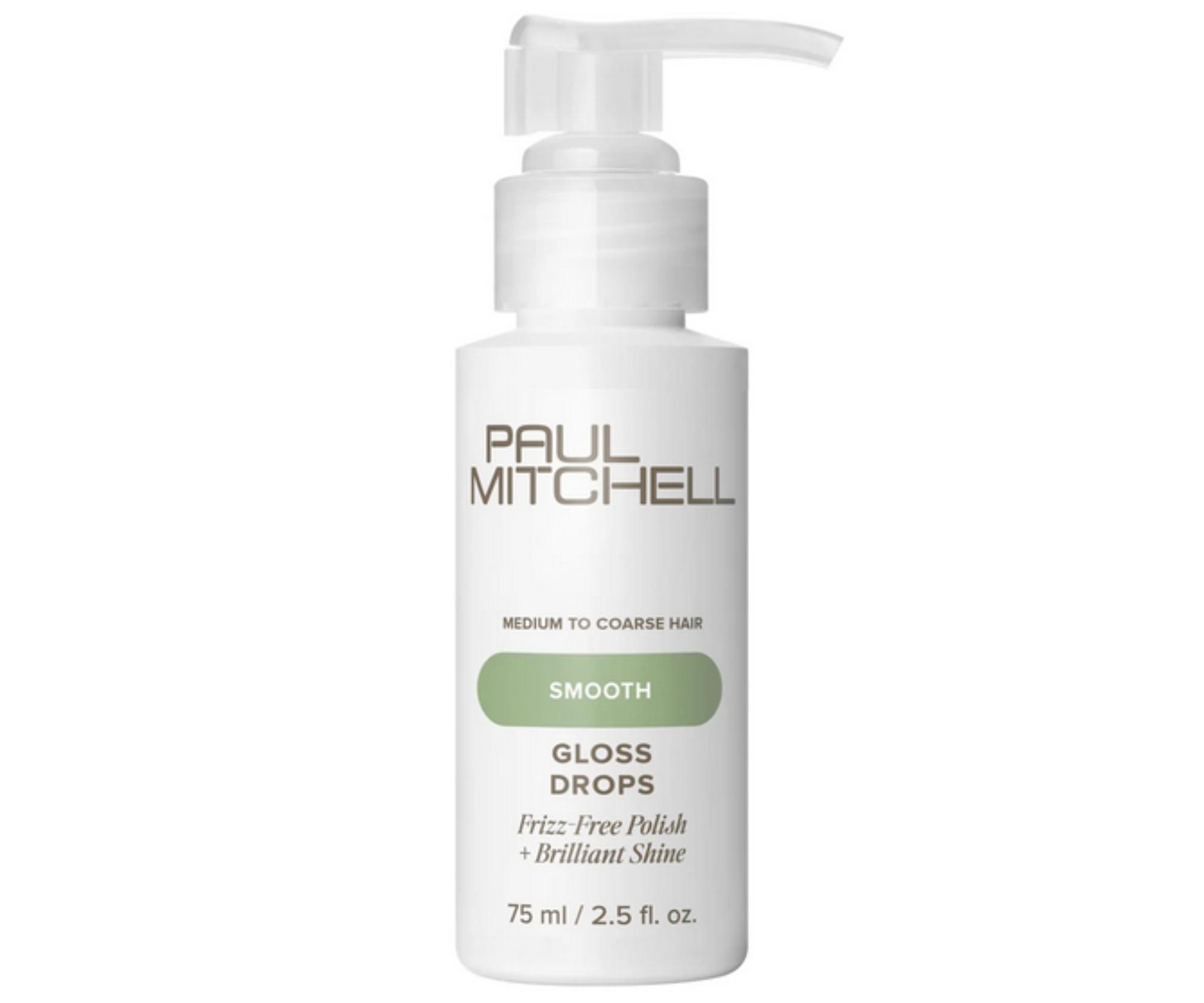 Sérum pro zářivý lesk a uhlazení středně hrubých až hrubých vlasů Paul Mitchell Smooth Gloss Drops - 75 ml + dárek zdarma