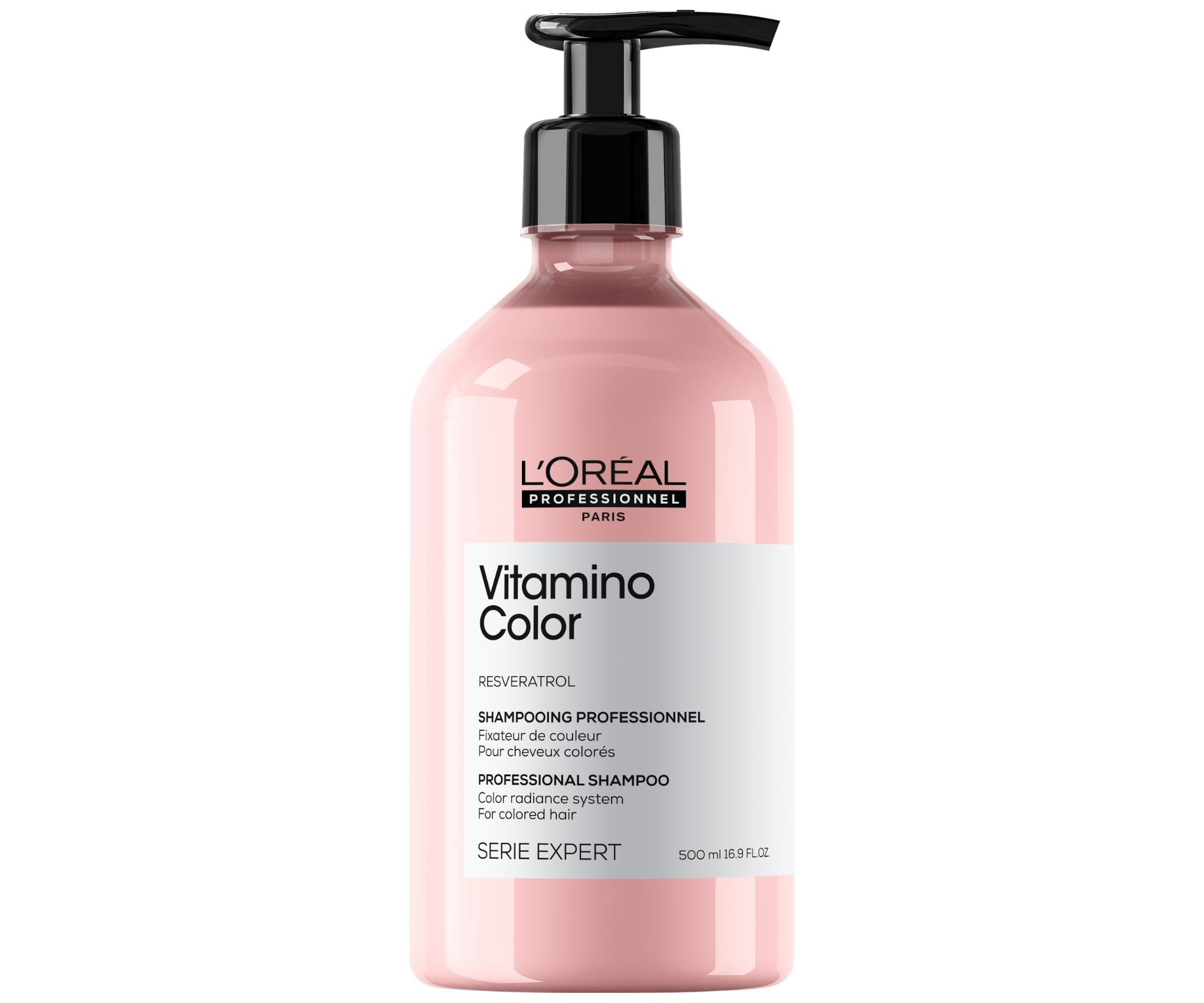Šampon pro zářivou barvu vlasů Loréal Professionnel Serie Expert Vitamino Color - 500 ml - L’Oréal Professionnel + dárek zdarma