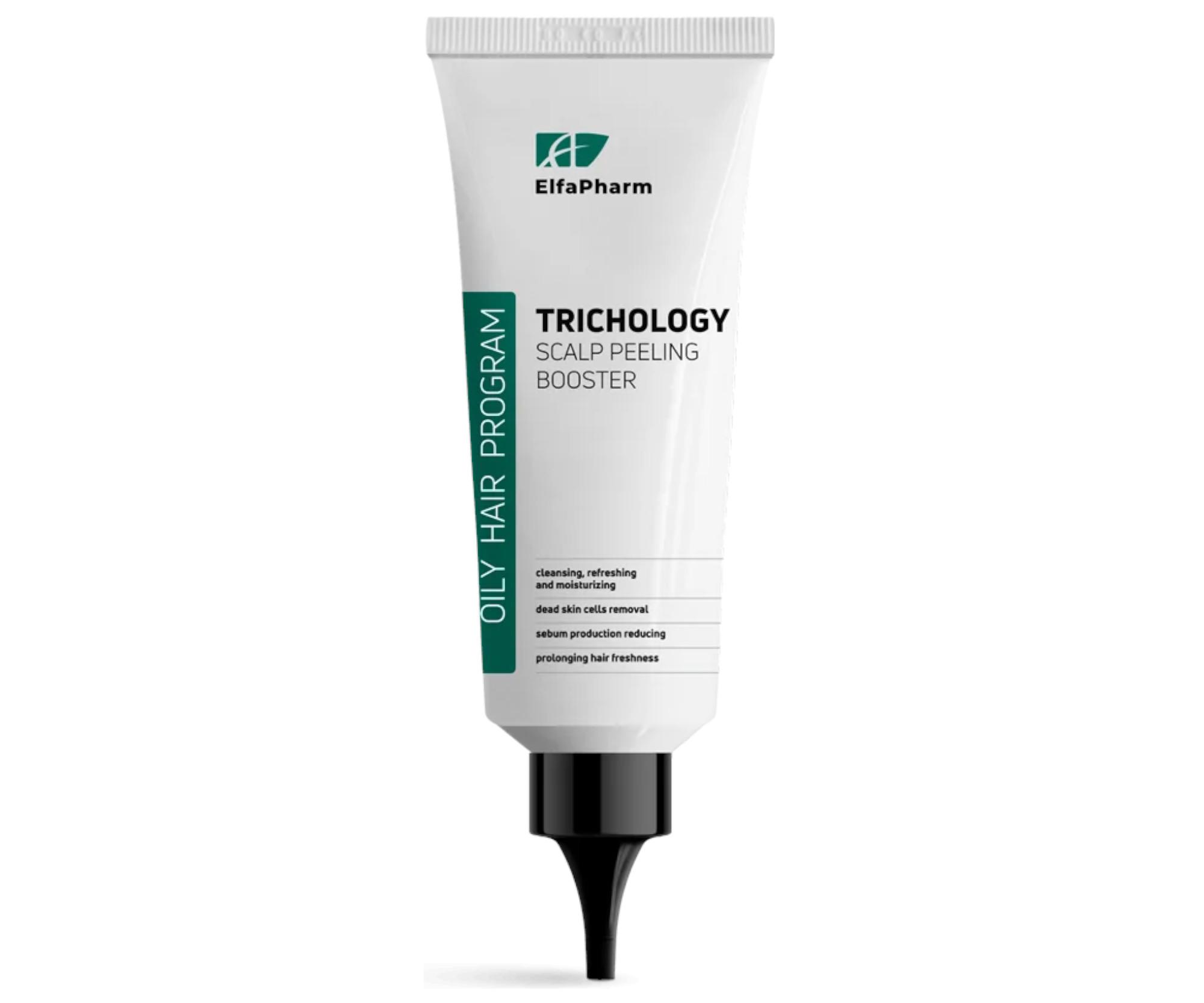Trichologický peelingový booster pro mastnou vlasovou pokožku Elfa Pharm Trichology Scalp Peeling Booster - 100 ml + dárek zdarma