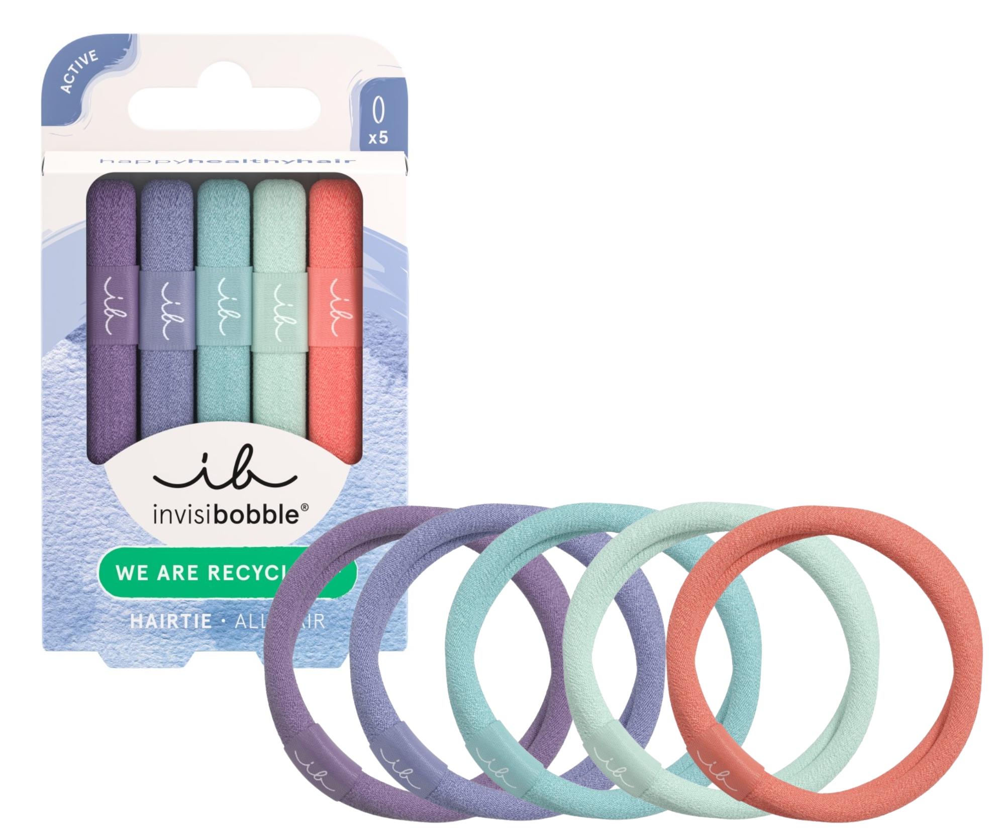 Gumičky do vlasů Invisibobble Hair Tie Pastel Dream - 5 ks + dárek zdarma