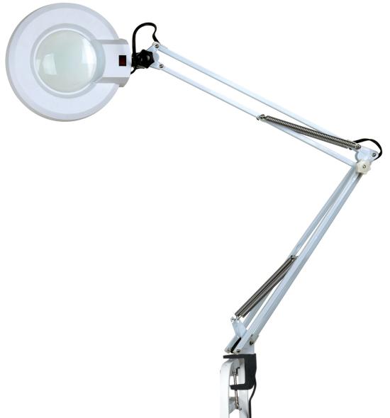 Kosmetická lampa s lupou na stůl Weelko Expand - 3 dioptrie (1001AT) + dárek zdarma