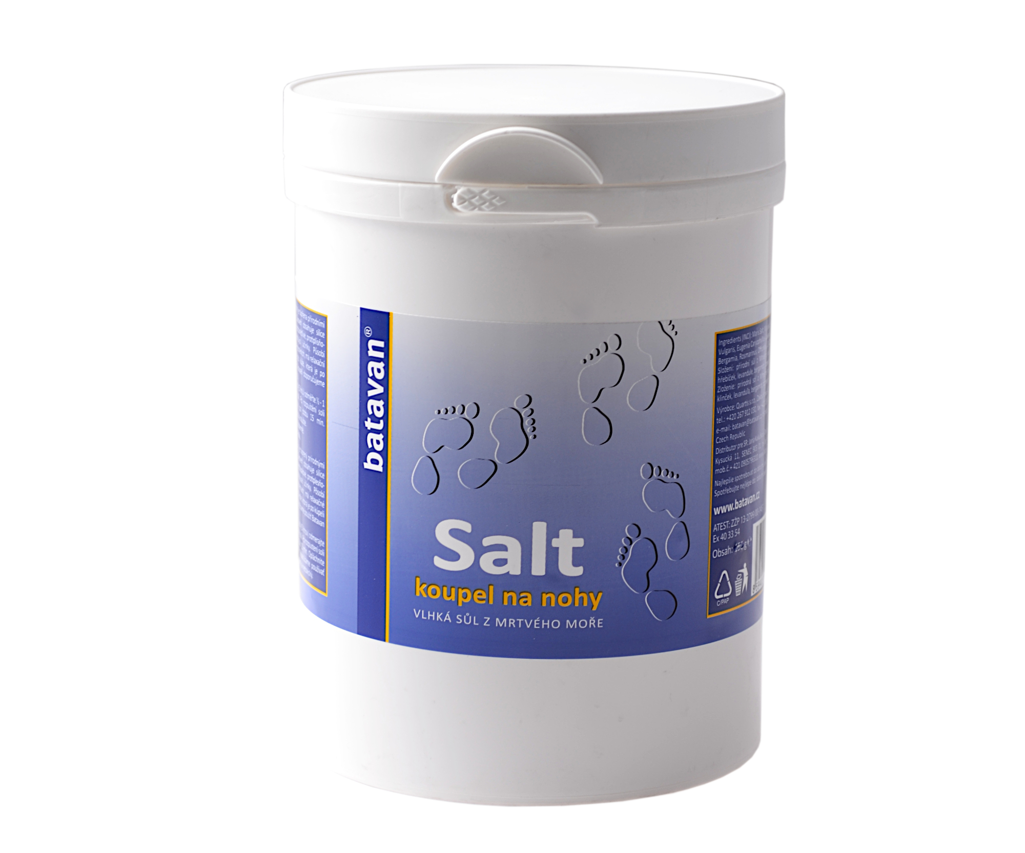Koupelová sůl na nohy z Mrtvého moře Batavan - 150 g + dárek zdarma