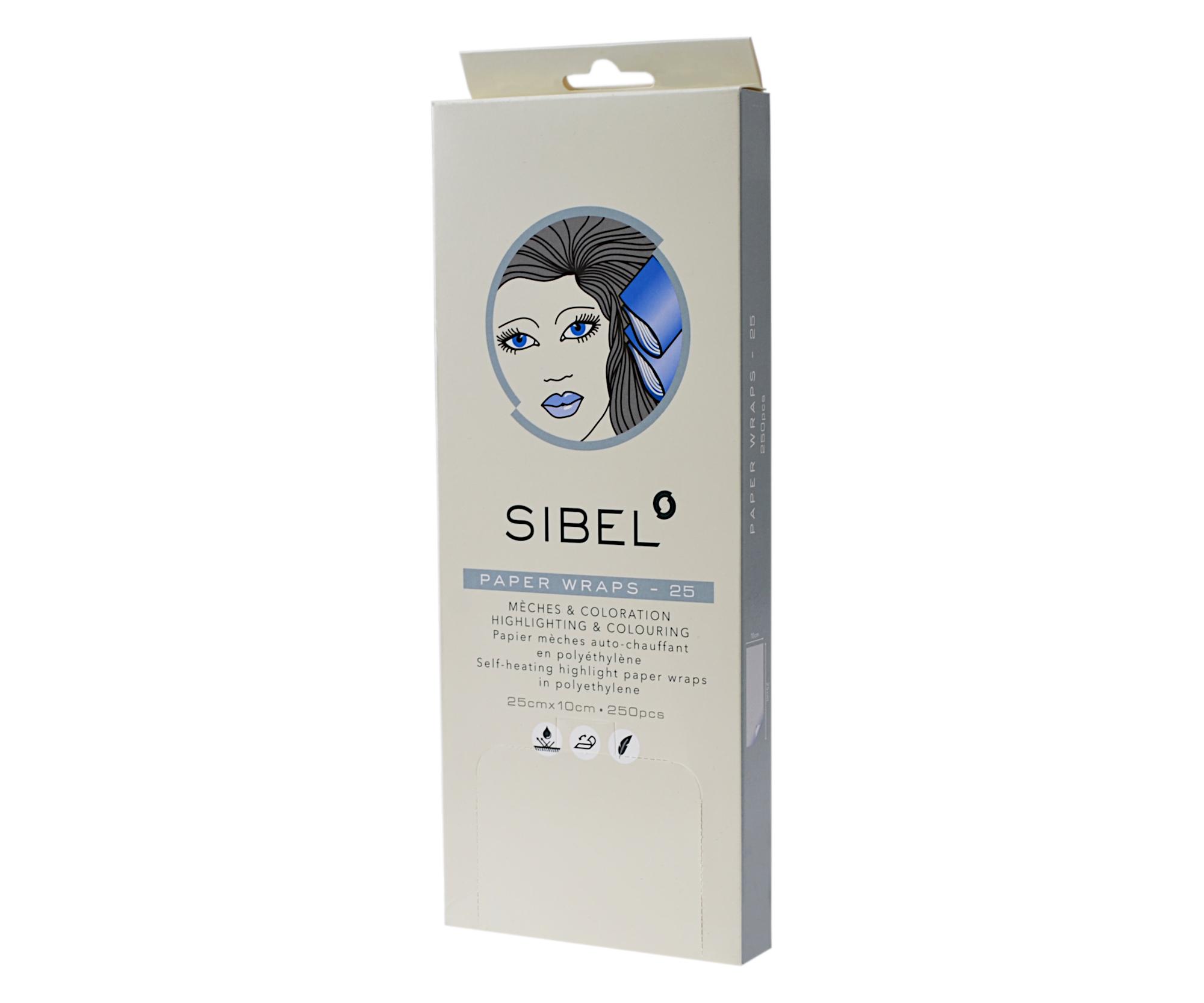 Papírky na melír Sibel High-Light 10 x 25 cm - 250 ks (4333031) + dárek zdarma