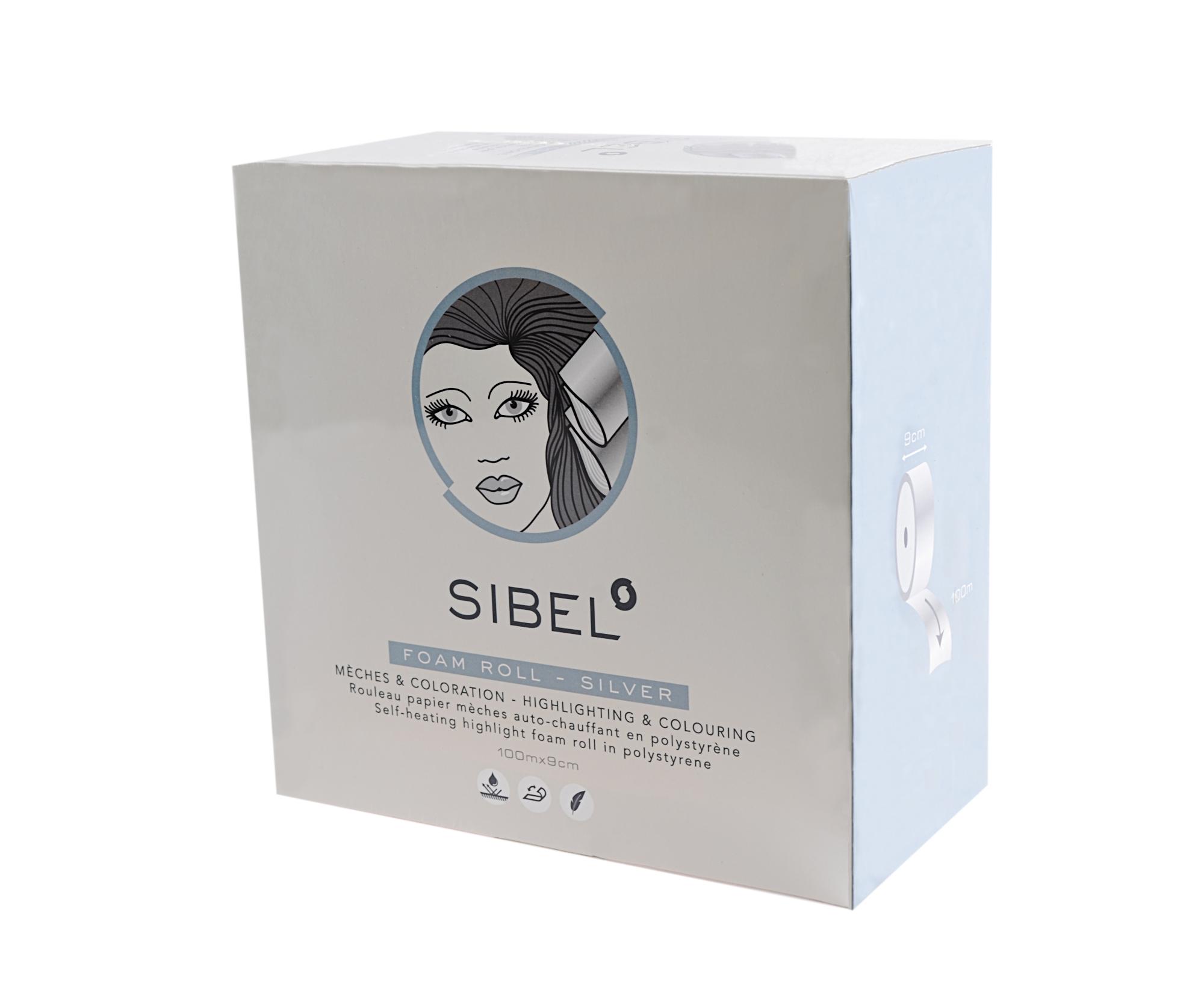 Melírovací pěnová fólie Sibel High-Light 9 cm x 100 m - stříbrná (4333150) + dárek zdarma