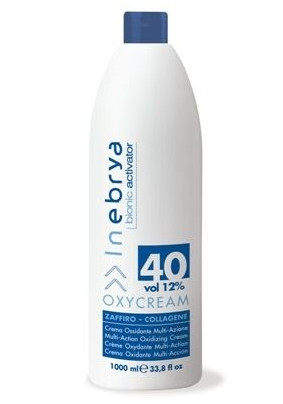 Oxidační krém Inebrya Oxycream 40 VOL 12% - 1000 ml (771525) + dárek zdarma