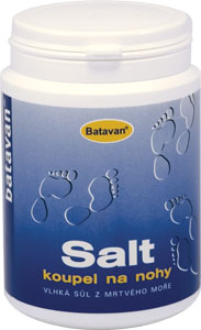Sůl na nohy z Mrtvého moře Batavan - 1 kg + dárek zdarma