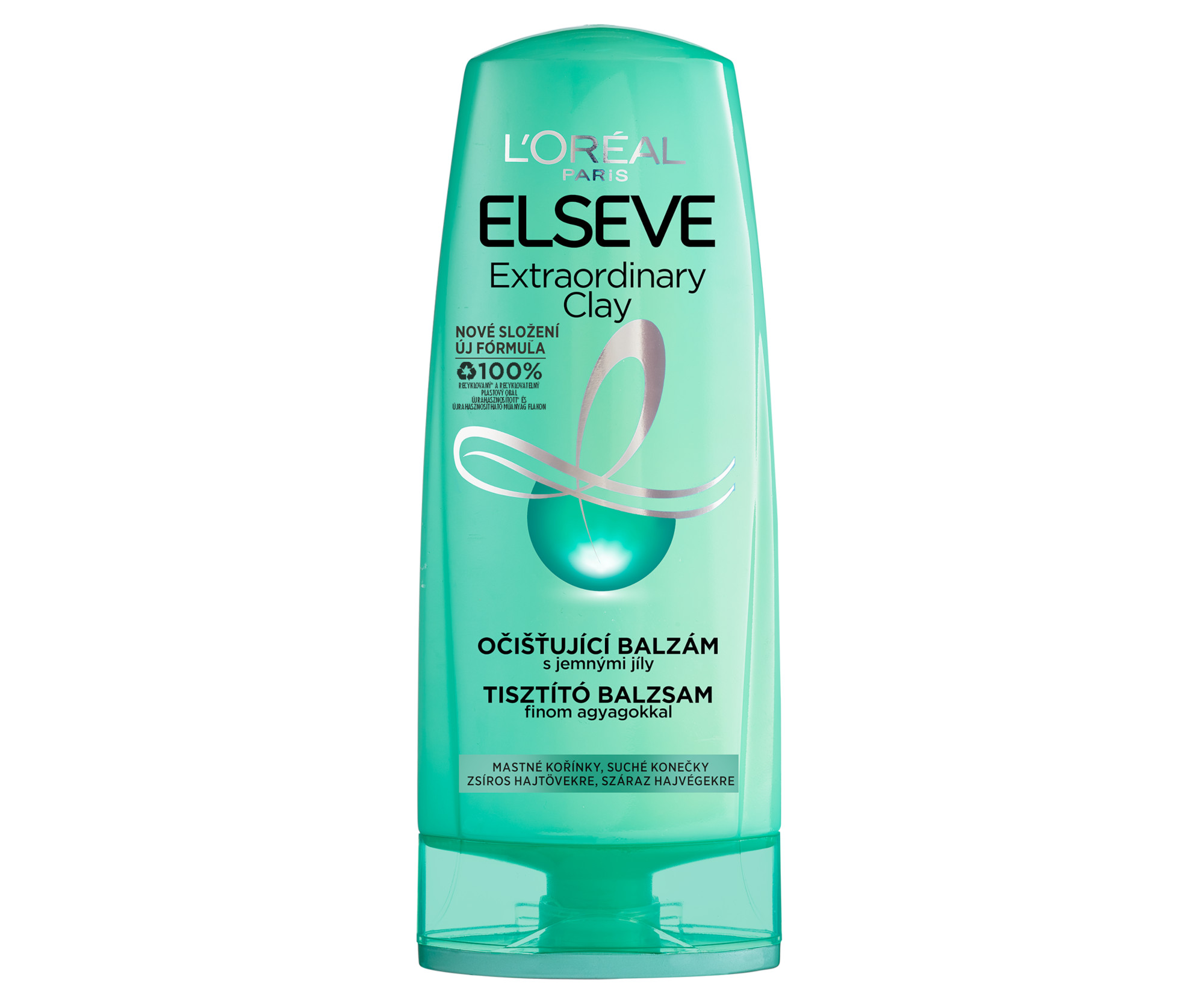Péče pro rychle se mastící vlasy Loréal Elseve Extraordinary Clay - 400 ml - L’Oréal Paris + dárek zdarma
