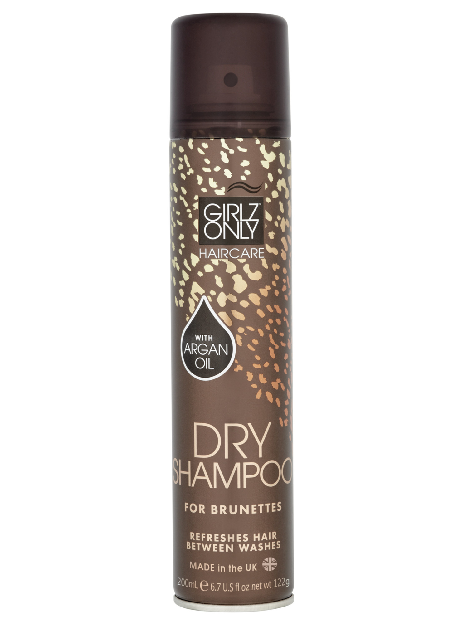 Suchý šampon pro hnědé až tmavě hnědé vlasy Girlz Only for Brunettes - 200 ml (98664; 103269) + dárek zdarma