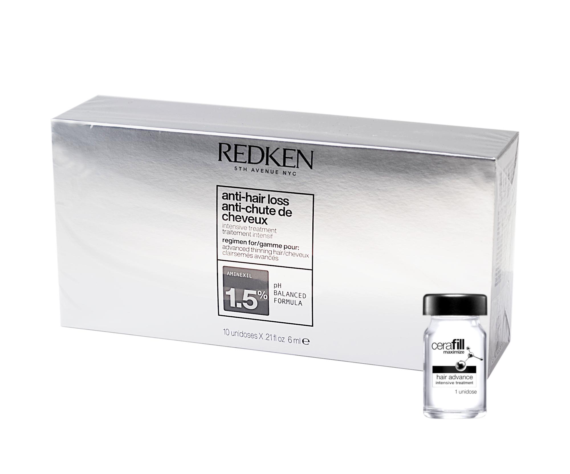 Intenzivní kúra proti padání vlasů Redken Cerafill Maximize Hair Advance - 10 x 6 ml + dárek zdarma