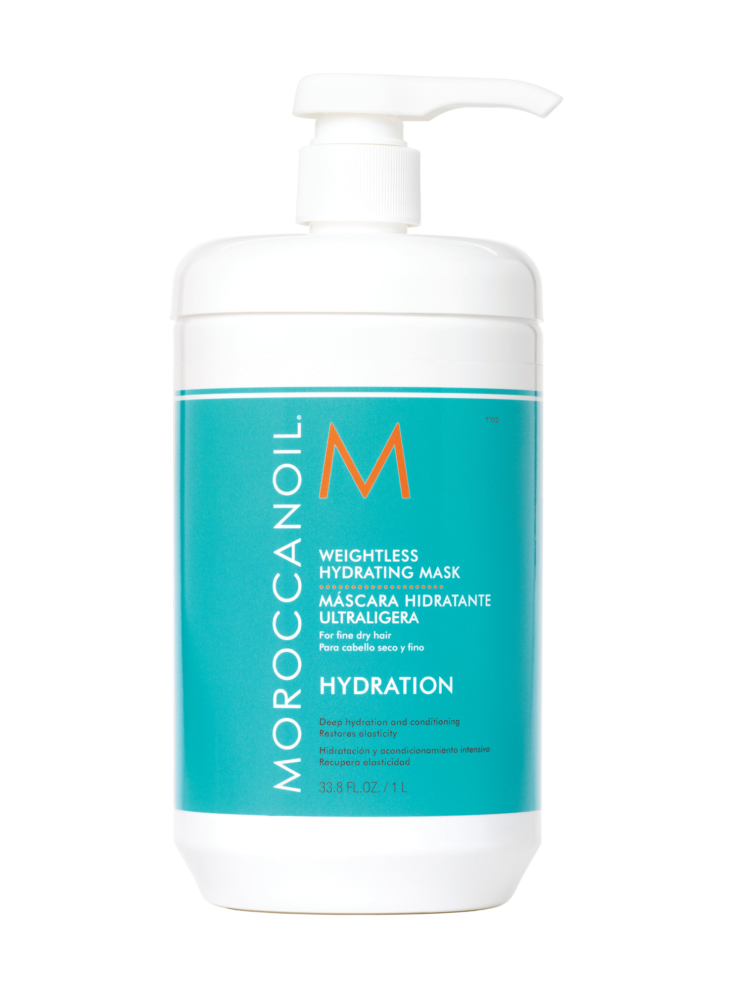 Nezatěžující hydratační maska pro jemné suché vlasy Moroccanoil Hydration - 1000 ml (WHYDM1000) + DÁREK ZDARMA