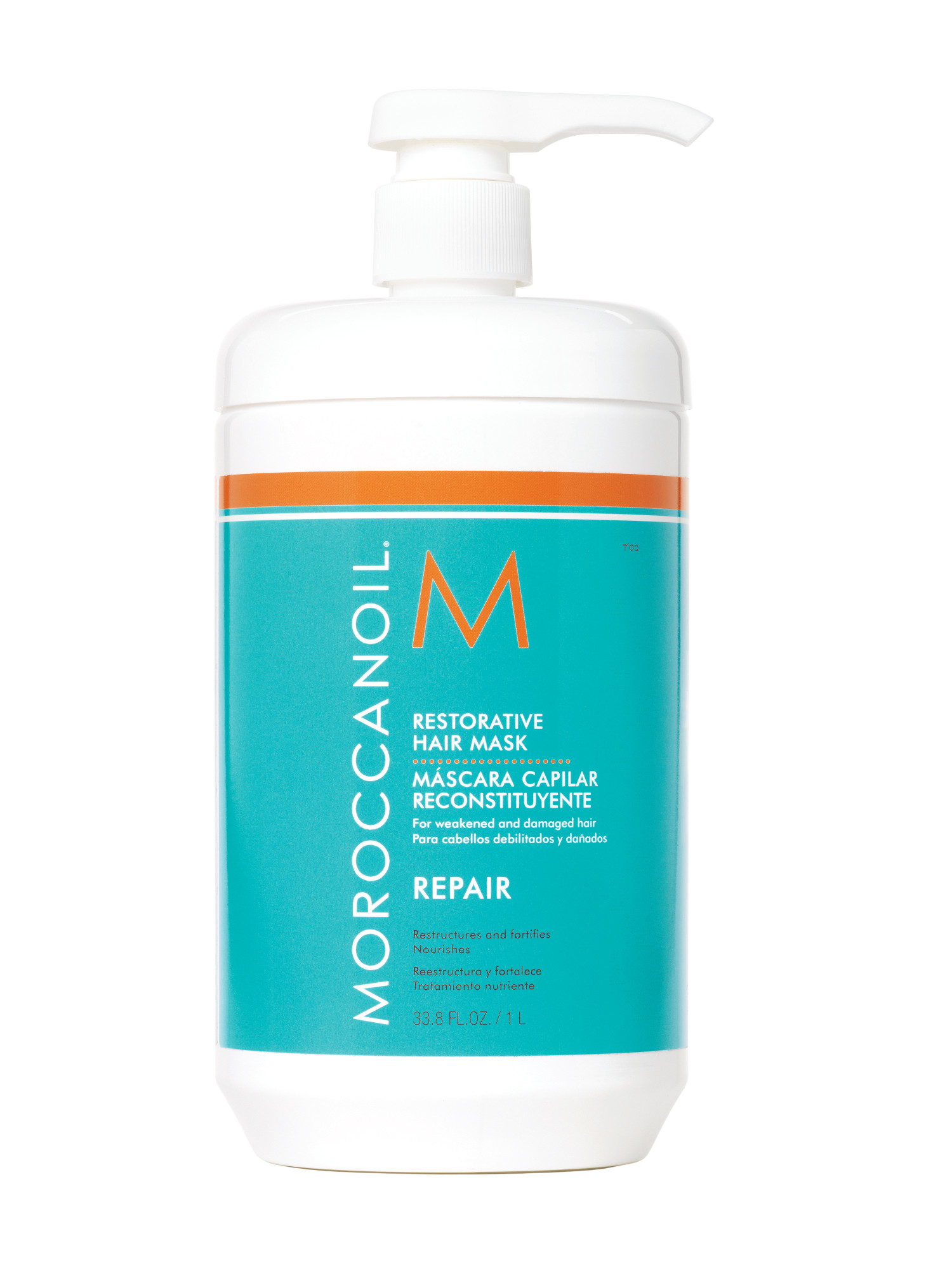 Obnovující maska pro oslabené a poškozené vlasy Moroccanoil Repair - 1000 ml (RESM1000) + dárek zdarma