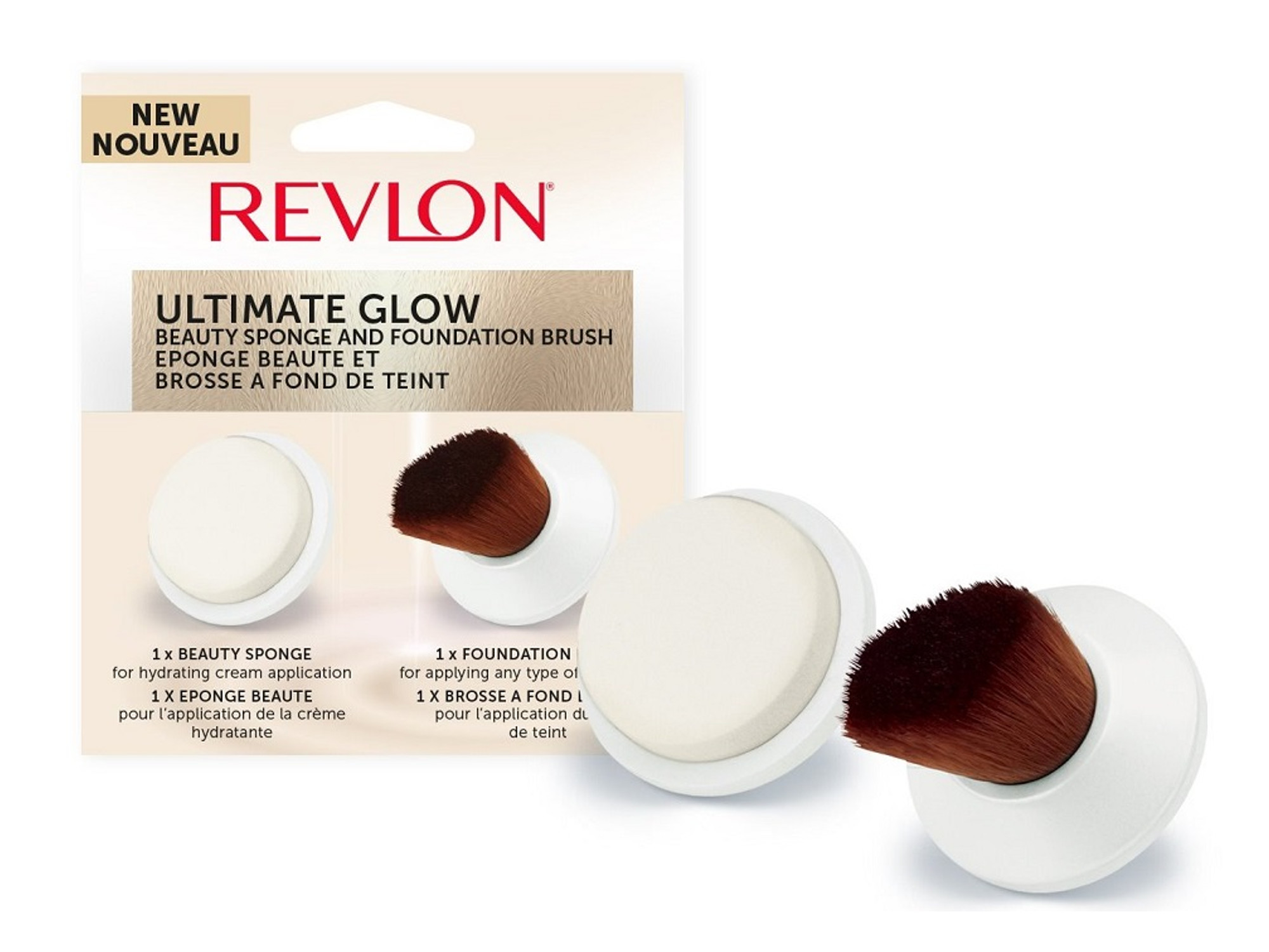 Náhradní aplikační hlavice pro čistící kartáček Revlon Ultimate Glow Sonic (RVSP3538FB) + dárek zdarma