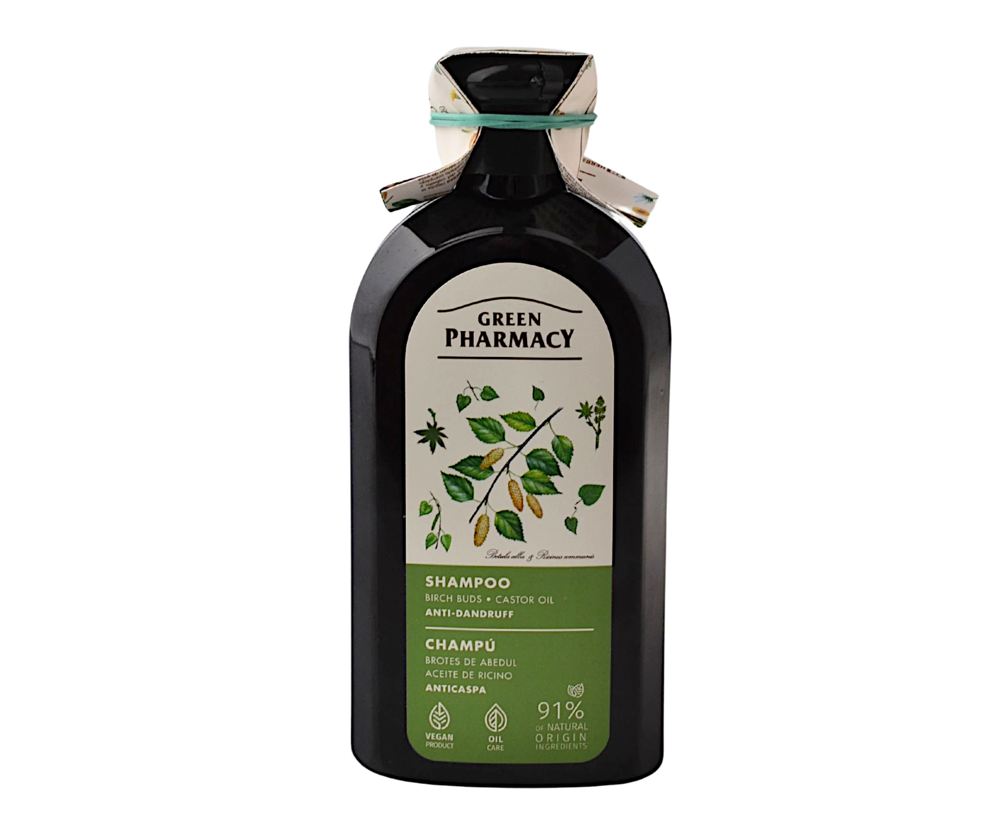 Šampon proti lupům s ricinovým olejem Green Pharmacy - 350 ml