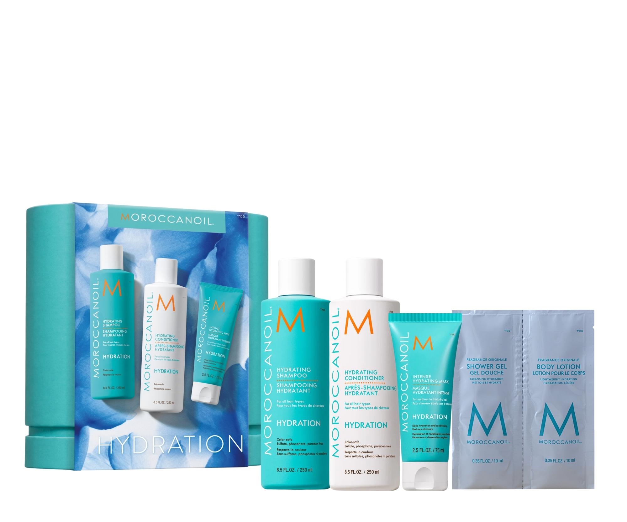 Dárková sada pro hydrataci vlasů Moroccanoil Hydration Spring Box + dárek zdarma