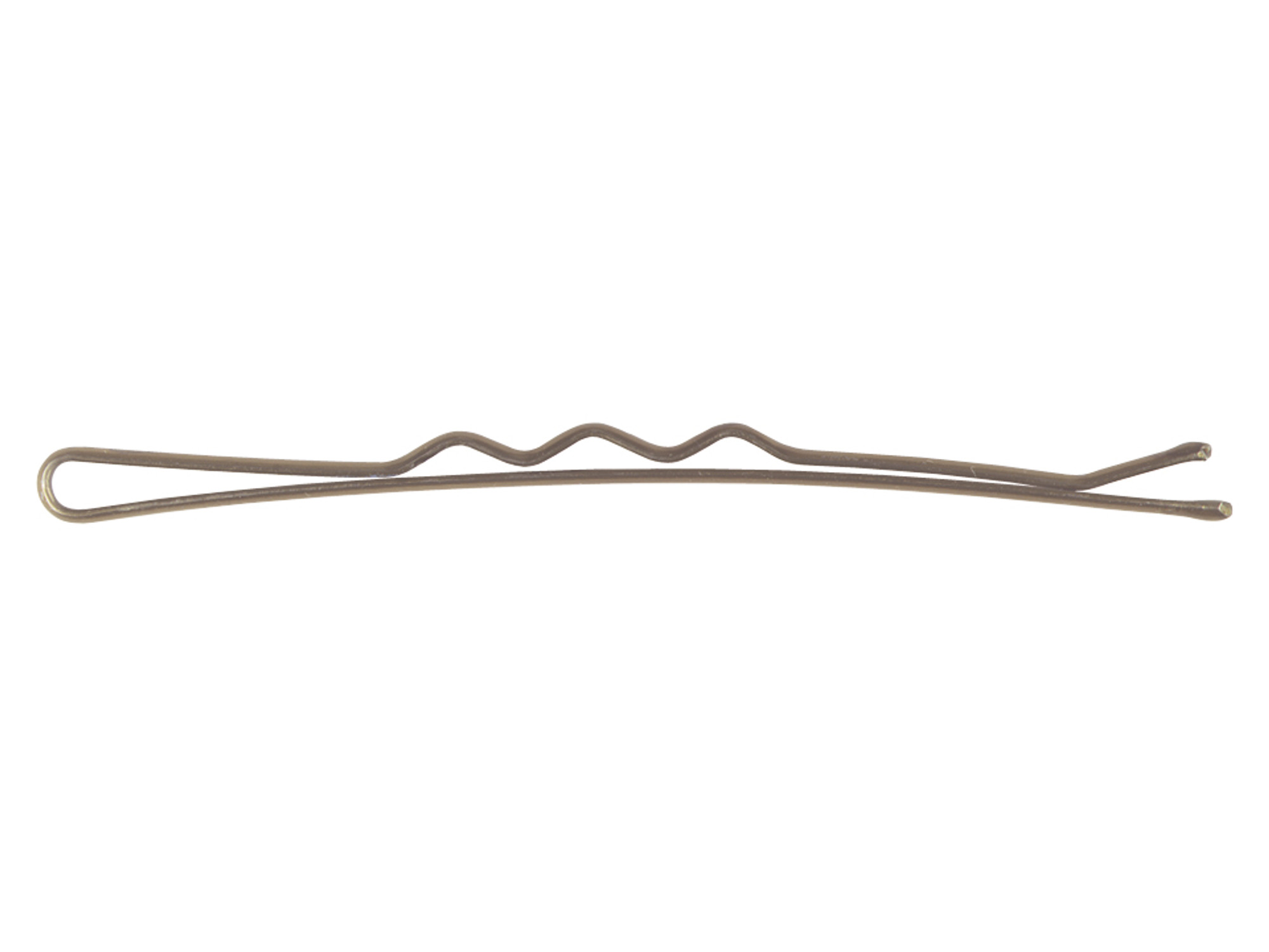 Vlnitá sponka Sibel Wavy - 7 cm, hnědá - 500 g (9400071-15) + dárek zdarma