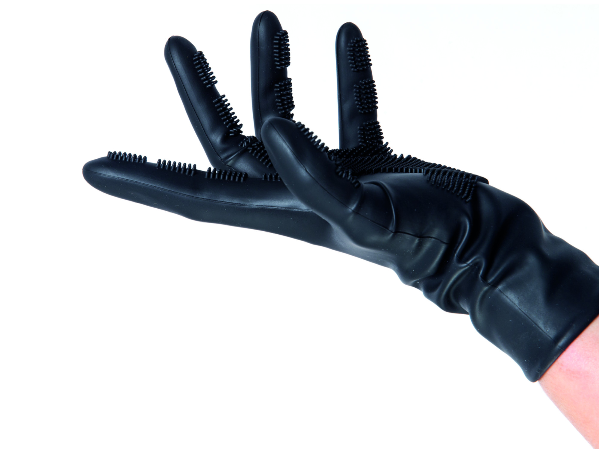 Silikonové rukavice na barvení vlasů Sibel - 1 pár (0970010) + dárek zdarma