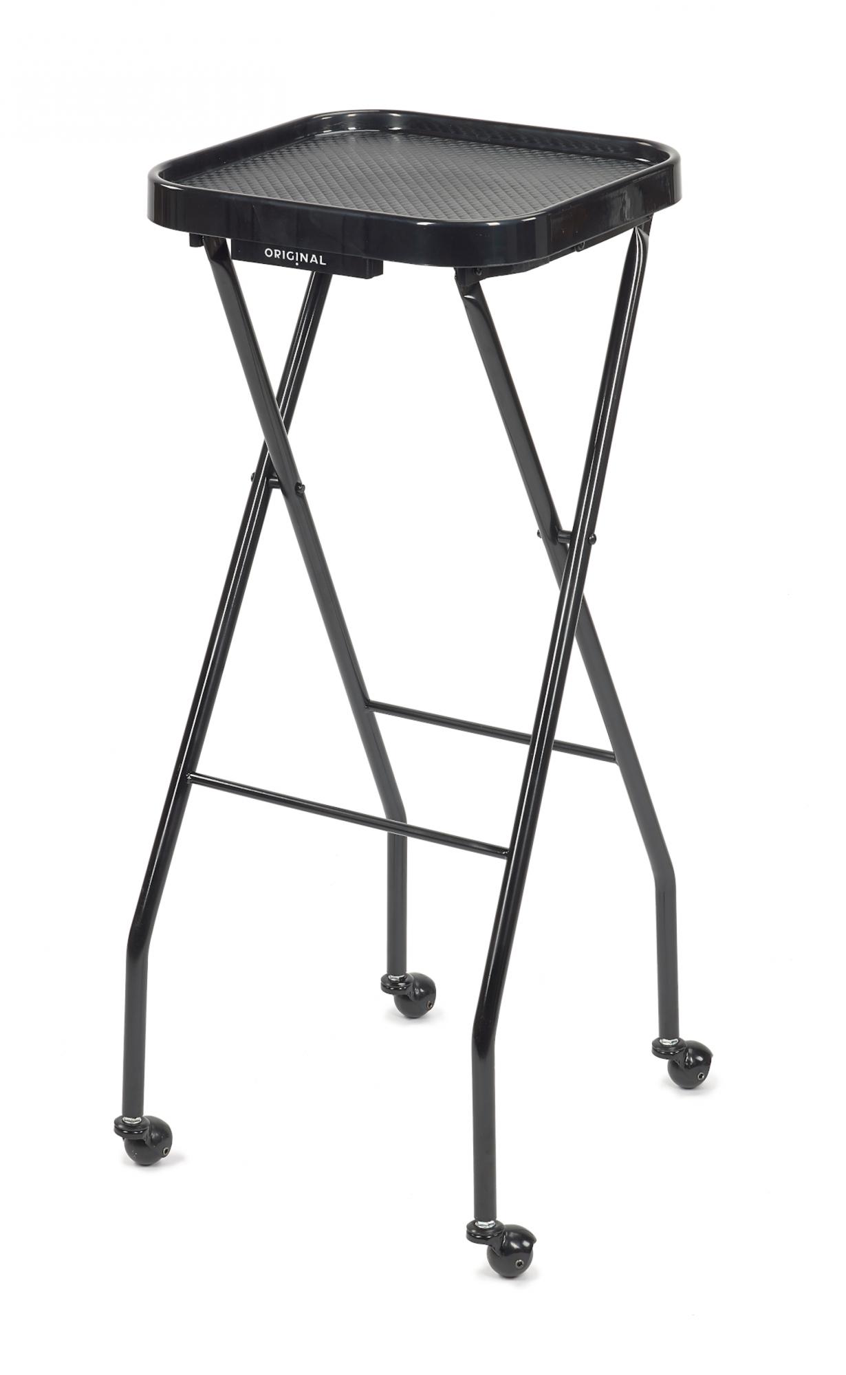 Kadeřnický odkládací stolek Original Best Buy - černý, čtvercový (6000759) + dárek zdarma