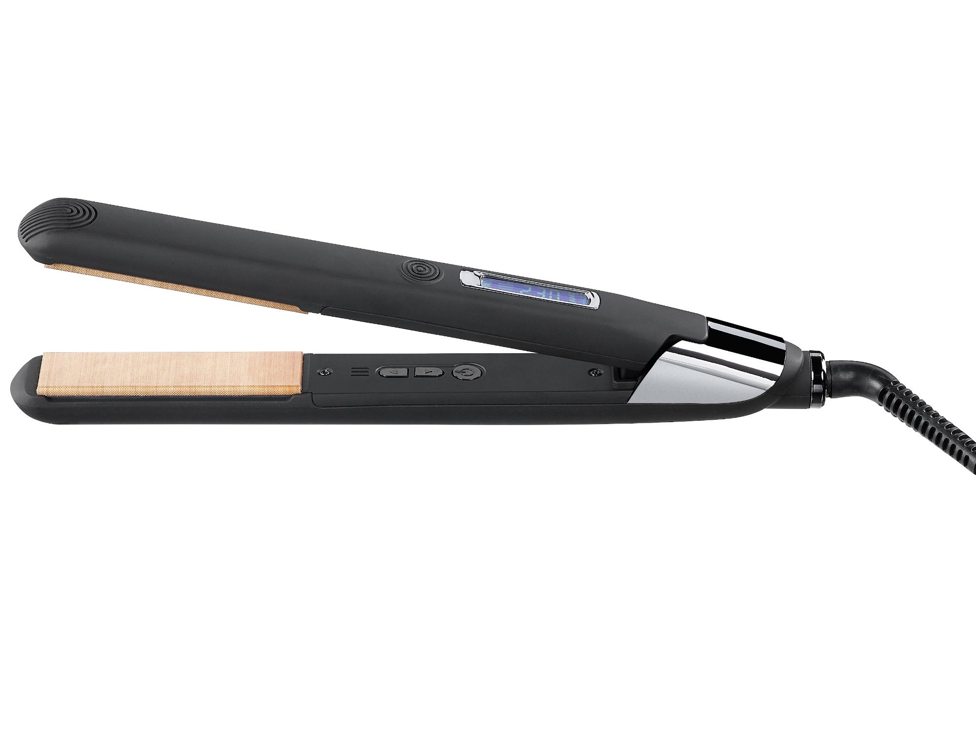 Profesionální žehlička na vlasy Ultron MACH NANO SILK - černá (0447920) + dárek zdarma