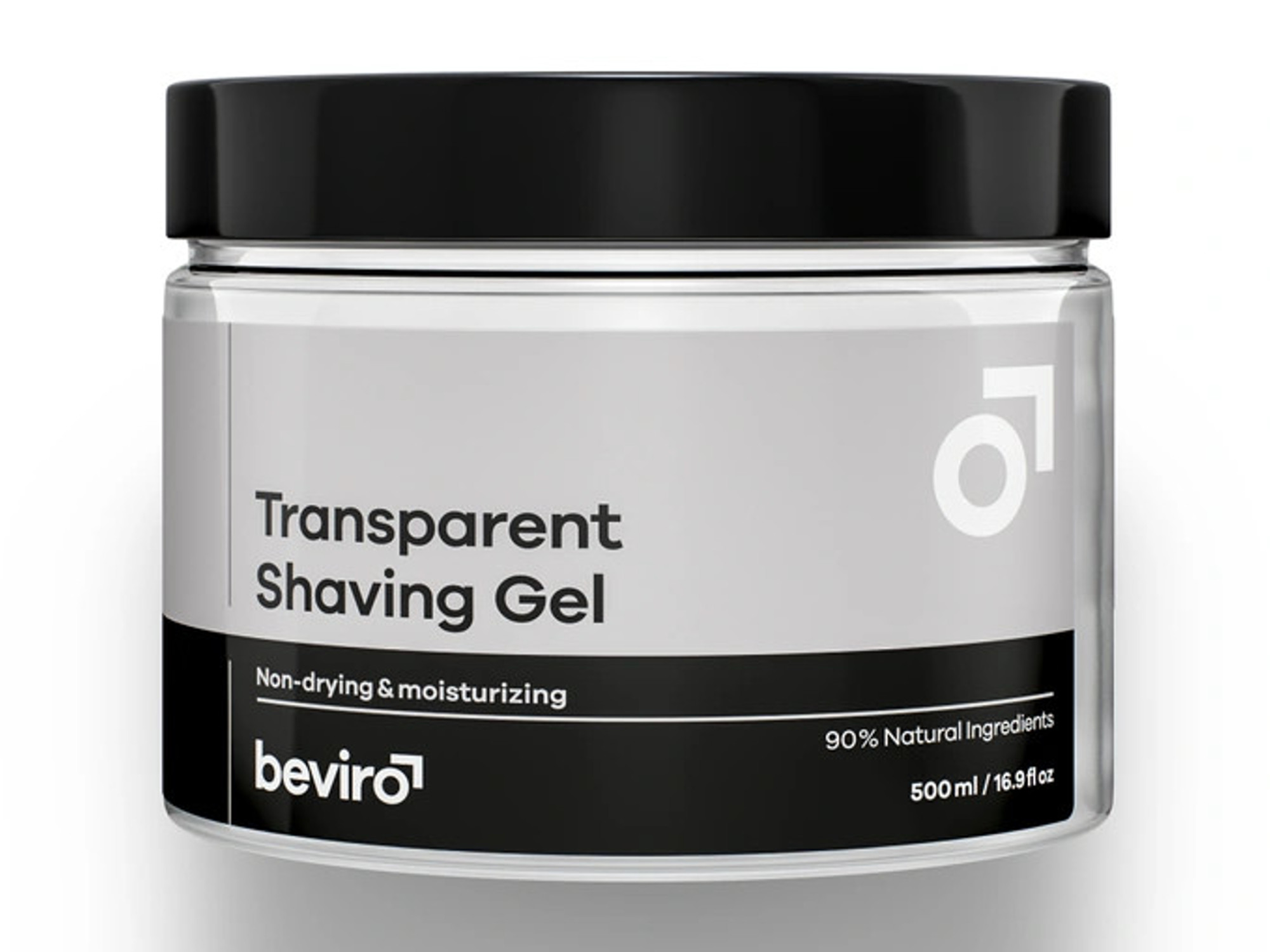 Průhledný gel na holení Beviro - 500 ml (BV202) + dárek zdarma