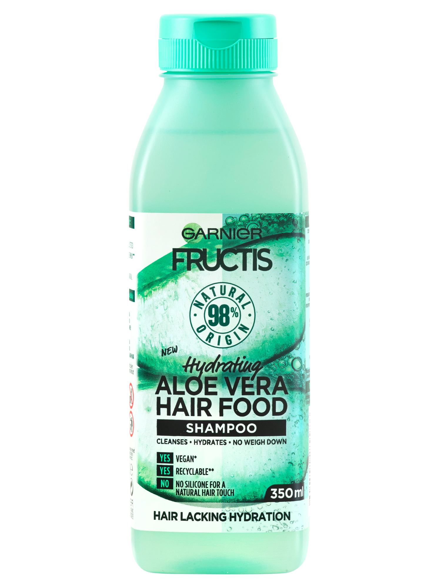 Hydratační šampon pro normální a suché vlasy Garnier Fructis Aloe Vera Hair Food - 350 ml + dárek zdarma