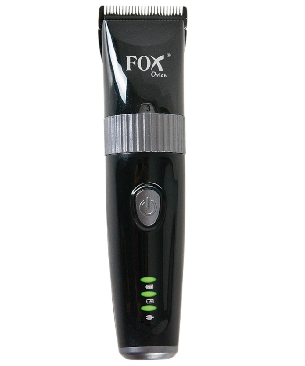 Profesionální strojek na vlasy FOX ORION - černý (1204119) + DÁREK ZDARMA