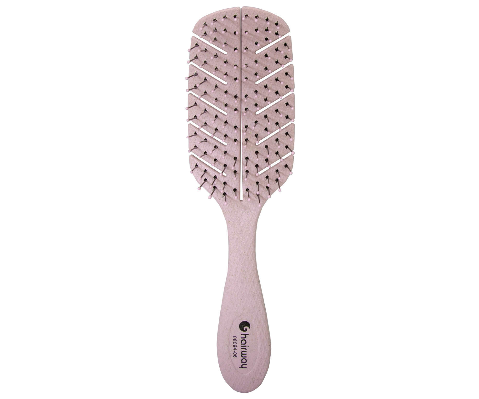 Kartáč na vlasy z organického materiálu Hairway Organica Ecoline - fialový (08094-06) + dárek zdarma