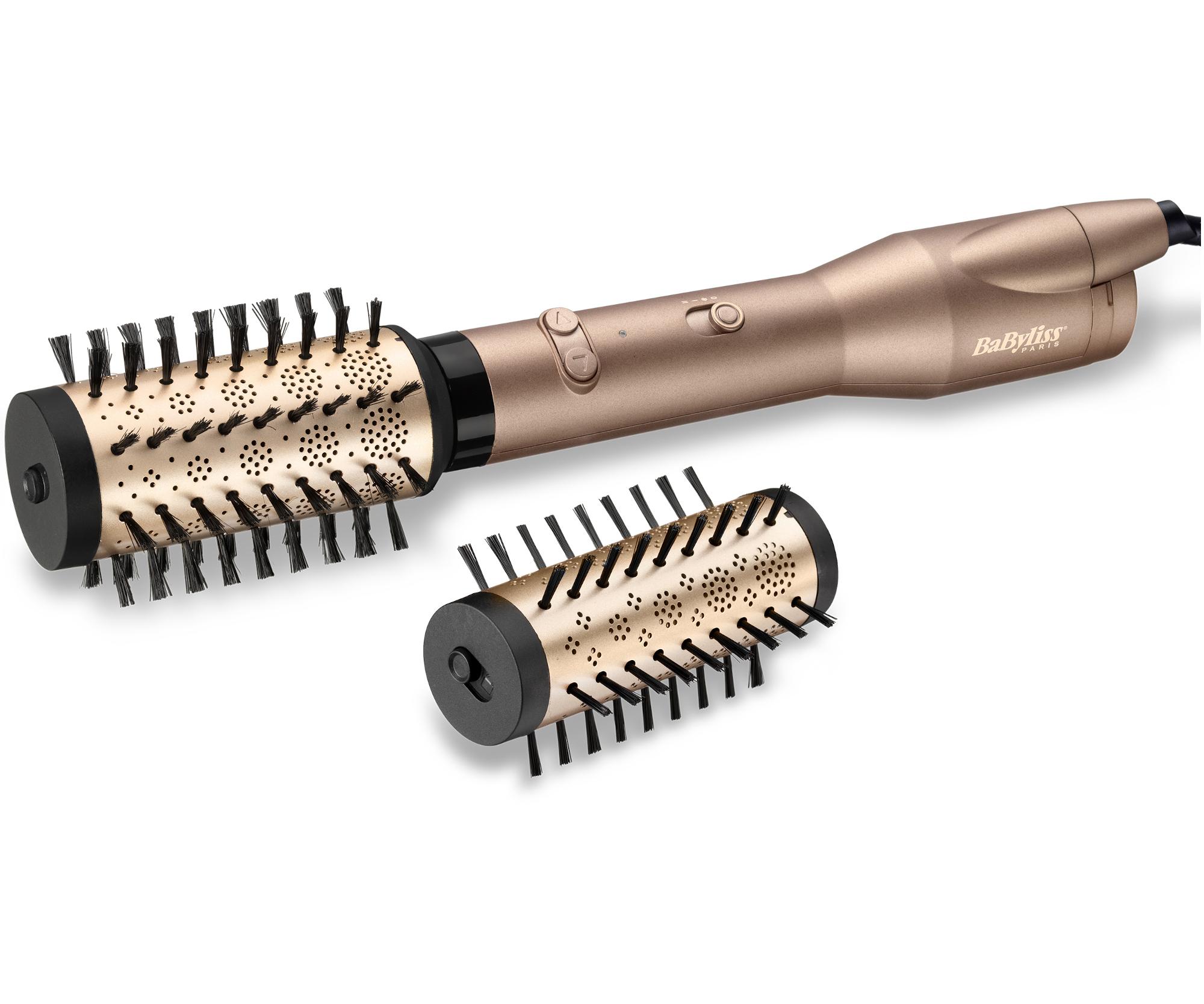 Horkovzdušný rotační kartáč BaByliss Volumised Blow - Dry AS952E - 650 W, zlatý + dárek zdarma