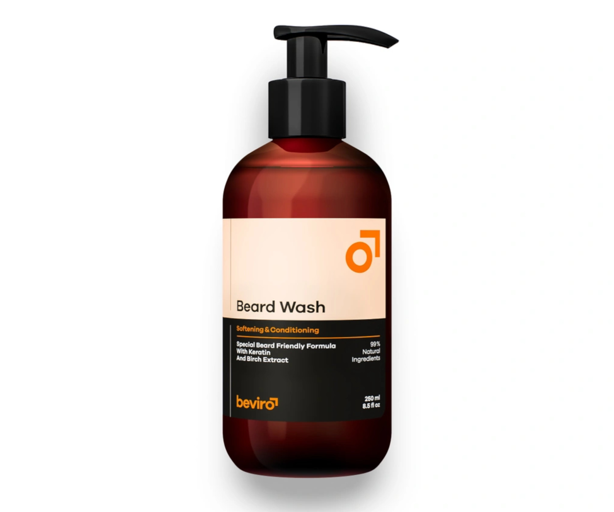 Přírodní šampon na vousy Beviro Beard Wash - 250 ml (BV313) + DÁREK ZDARMA