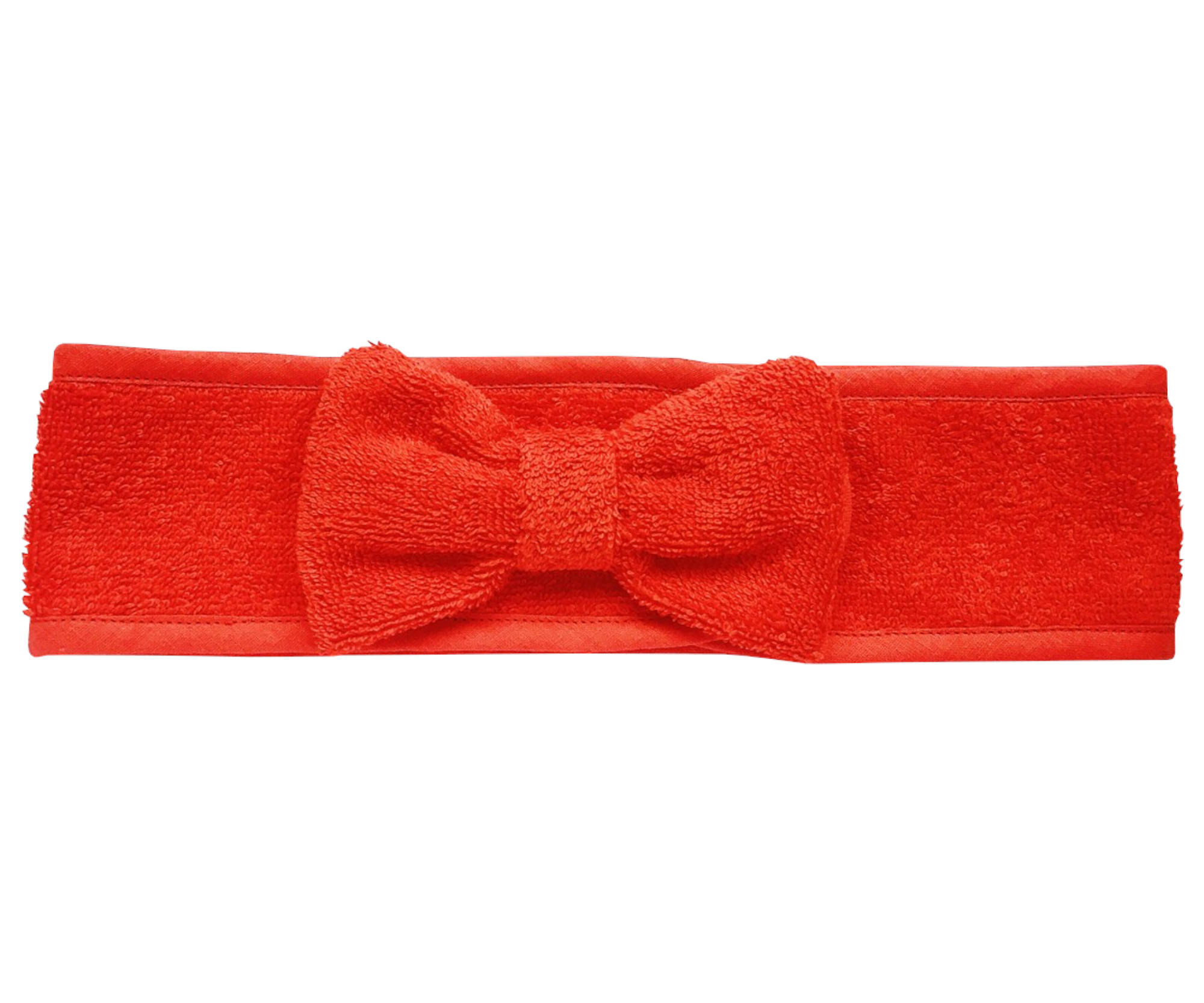 Kosmetická čelenka MaryBerry Crazy in Love - červená s mašlí (2150V18) + dárek zdarma