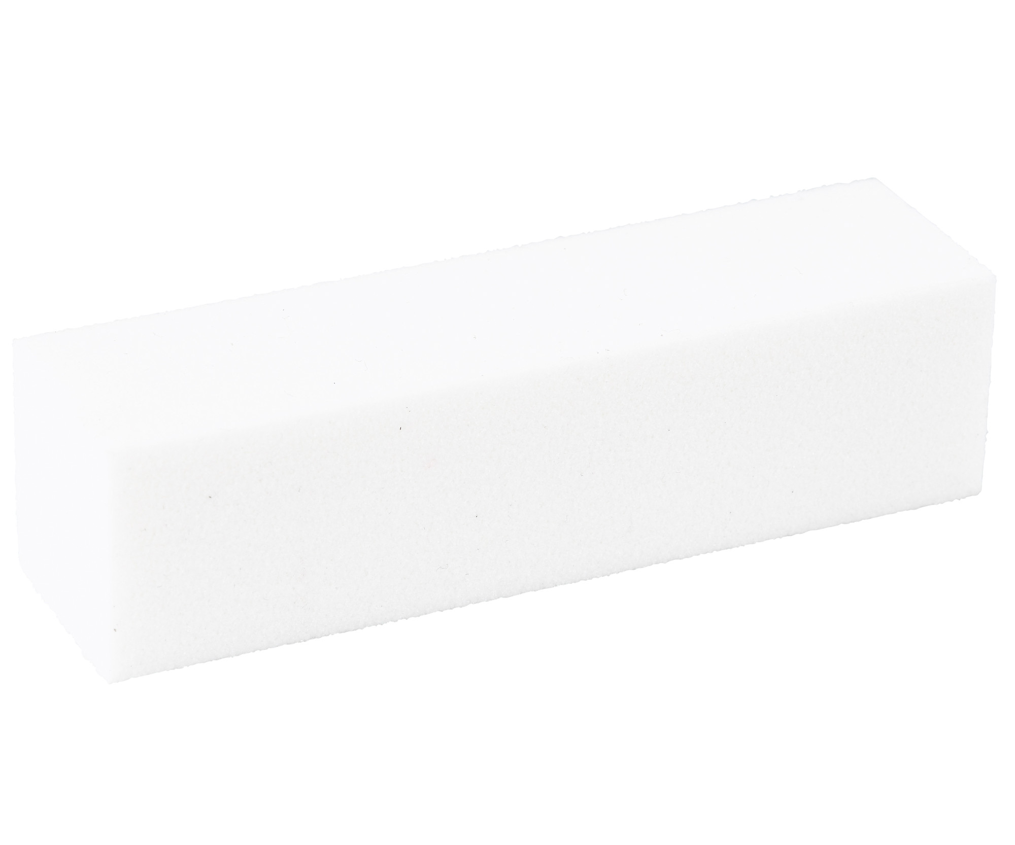 Brusný blok na nehty Sibel - bílý, 9,5 x 2,5 cm (7301391)
